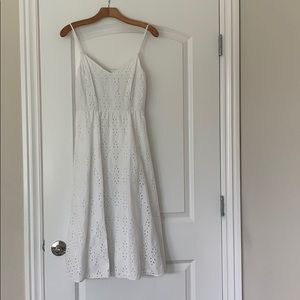 White Eyelit Dress